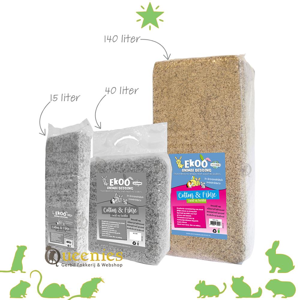 Cotton Fibre 15 liter Ekoo Bodembedekking Cotton & Fibre
