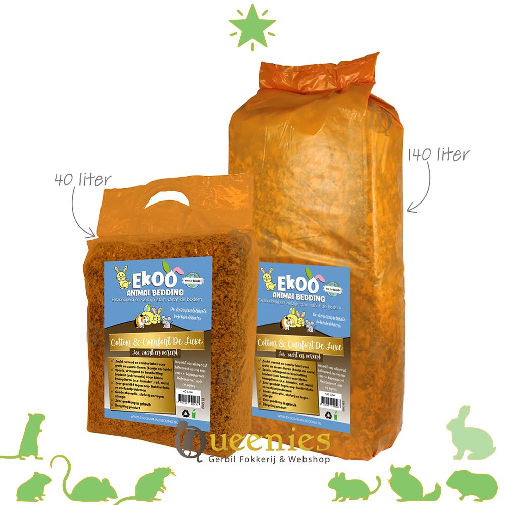 Katoenbodembedekking de luxe 140 liter