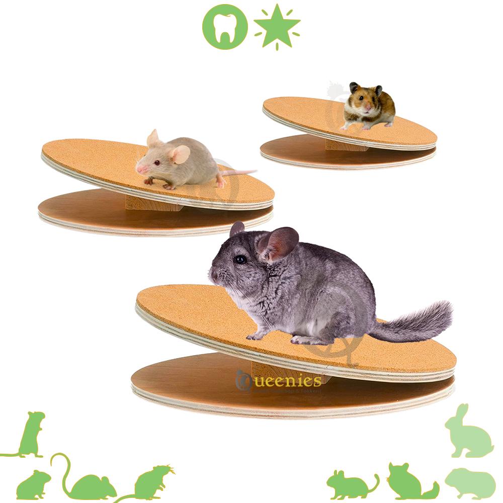 Bogie disc - houten loopschijf van kurk voor Knaagdieren