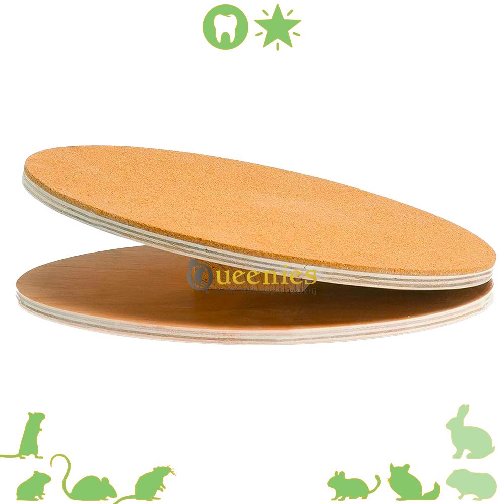 Loopschijf met kurk voor Goudhamster