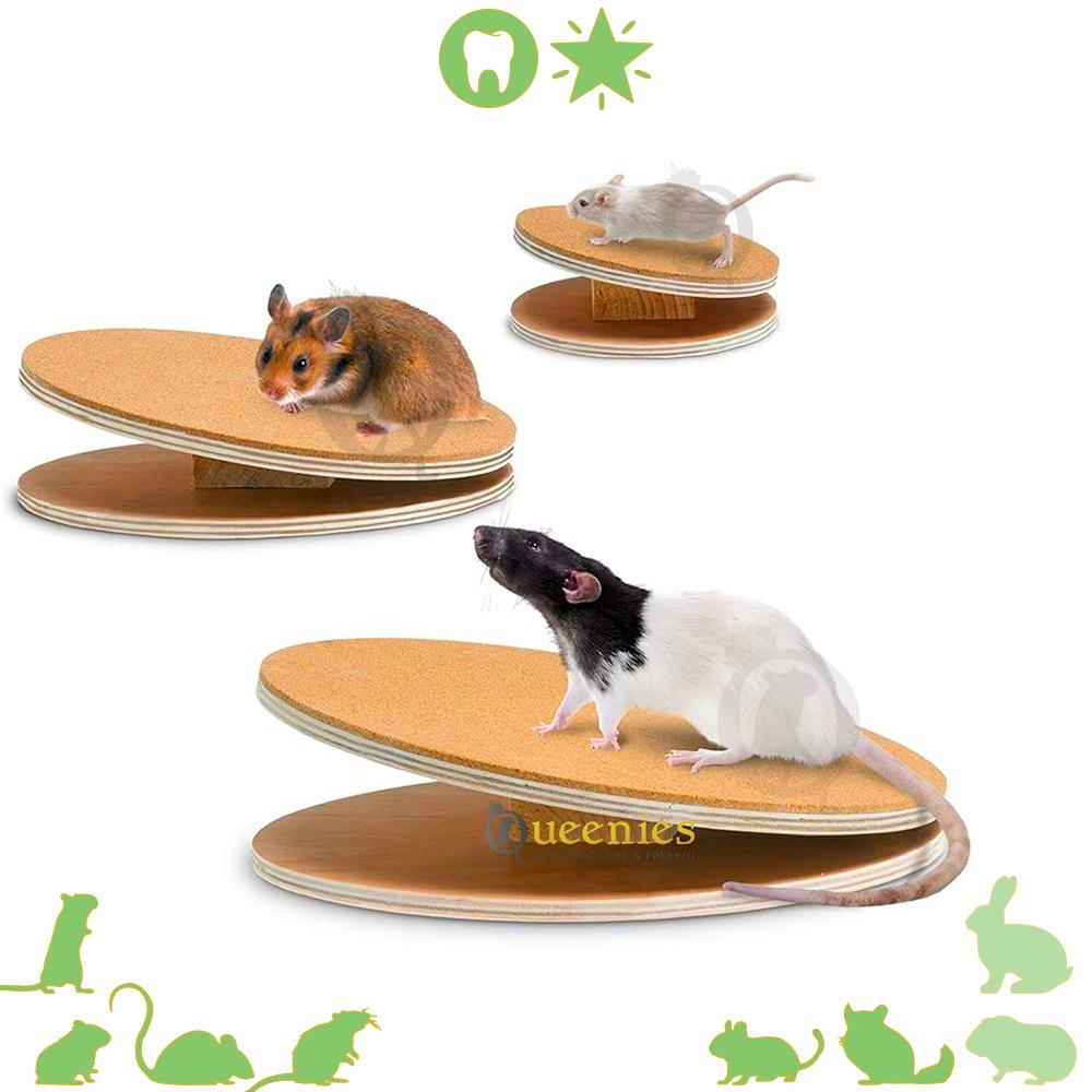 Bogie disc - houten loopschijf van kurk 25 cm