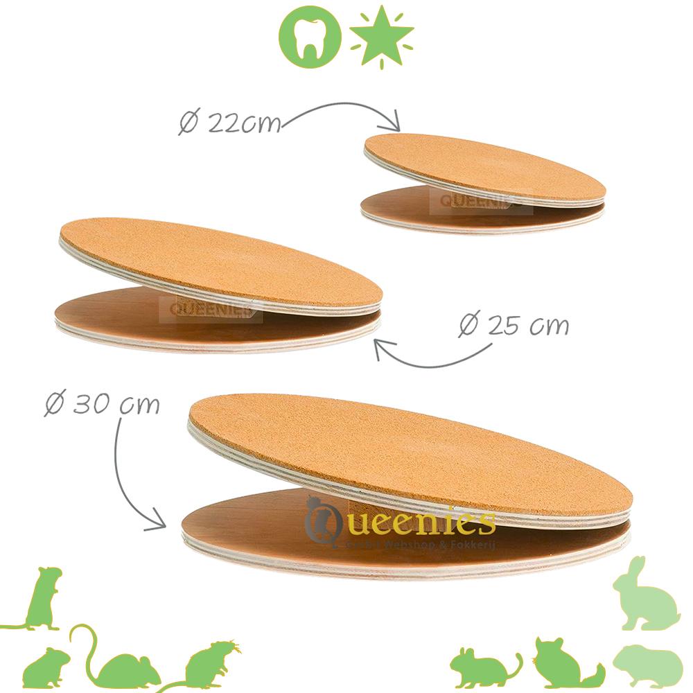 Houten Loopschijven met kurk