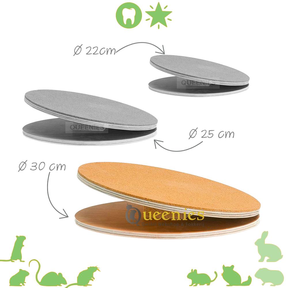 Loopschijf voor Degoes en Chinchilla's