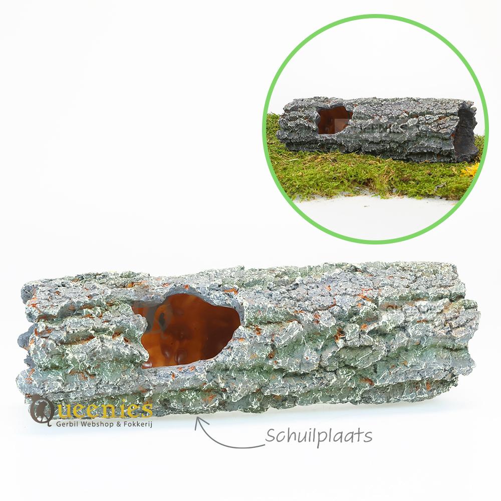 Greystone Boomstam 30 cm - Geheime schuilplaats voor Gerbils