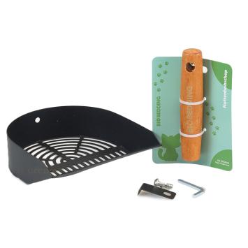 Kattenbakschep in elkaar zetten