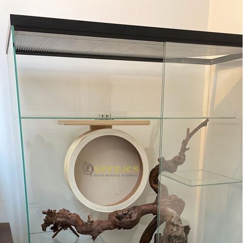 Houten loopwiel 28 cm Hamsterkooi voor goudhamster