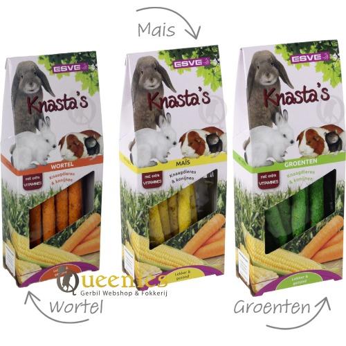 Knasta's ( 3 verschillende smaken )