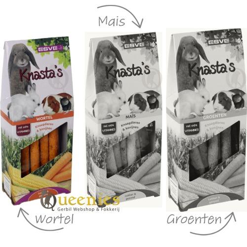 Knasta's ( 3 verschillende smaken )