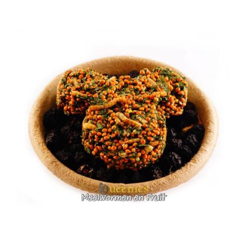 Snackbak met meelwormen voor Degoe