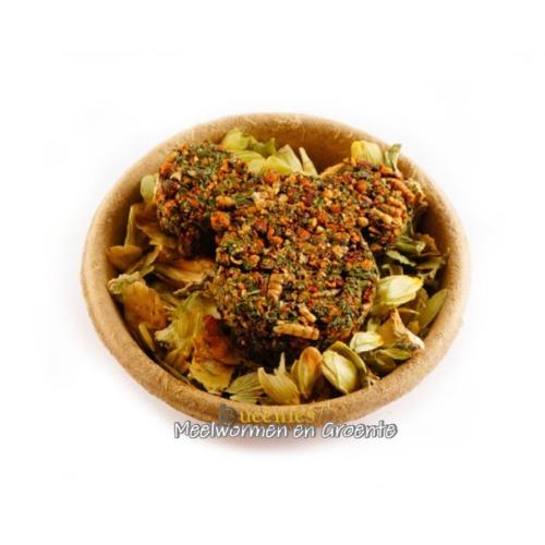 Snackbak met meelwormen voor Hamster