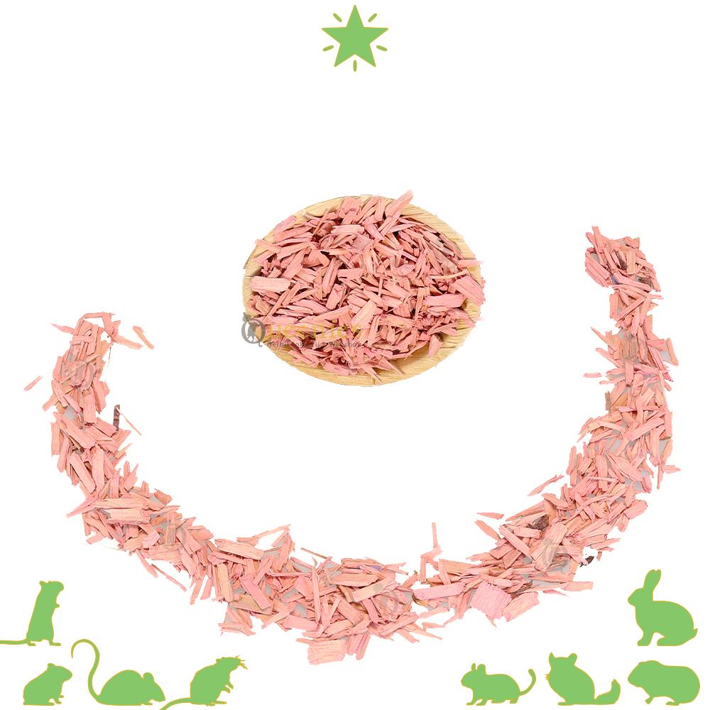 Licht roze Color Wood voor meisjes Hamsterscape