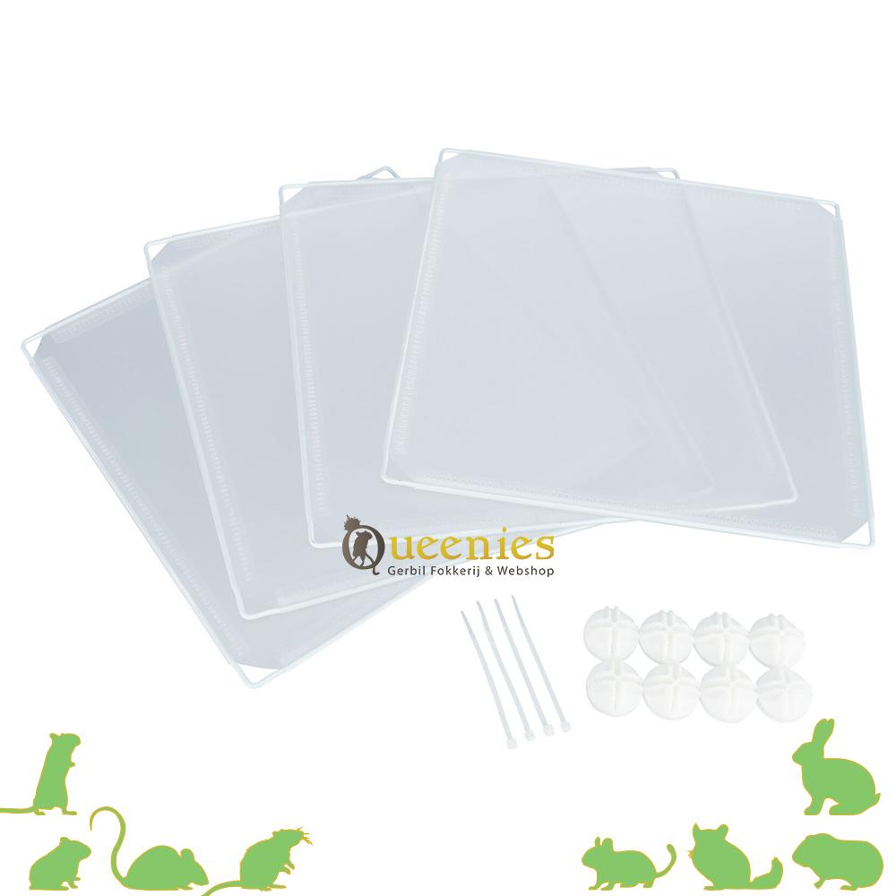 Dicht Metalen uitbreidingspaneel voor Tralie Indoor ren