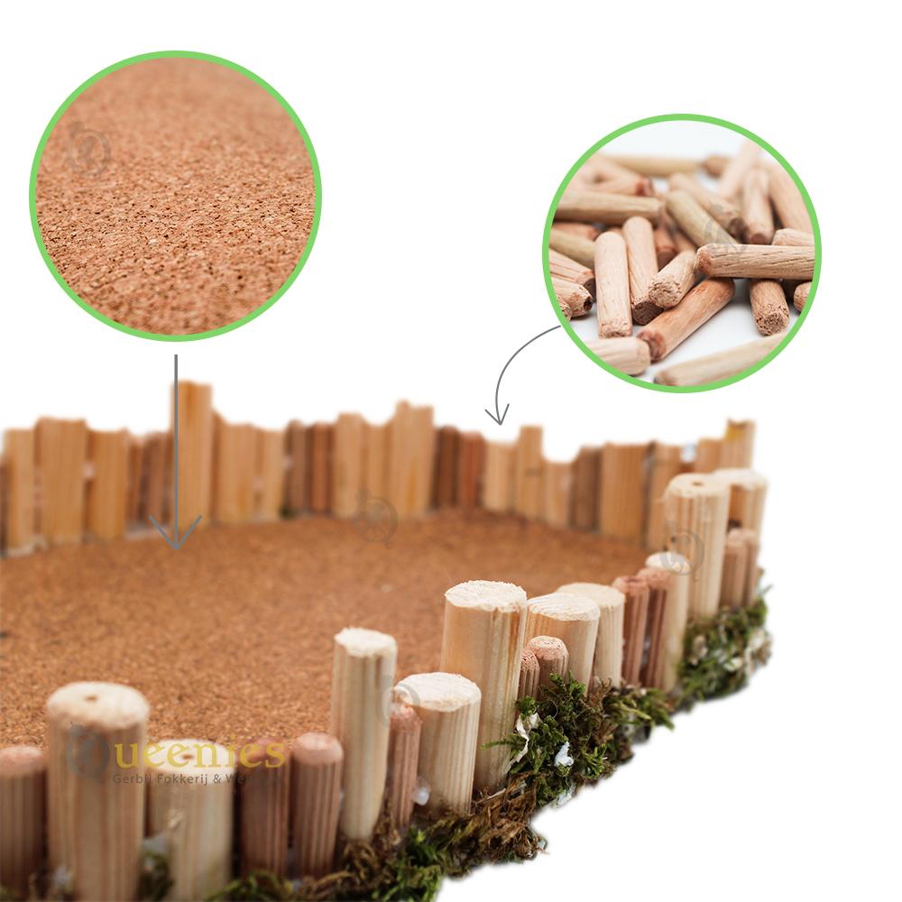 DIY plateau voor hamsterscaping