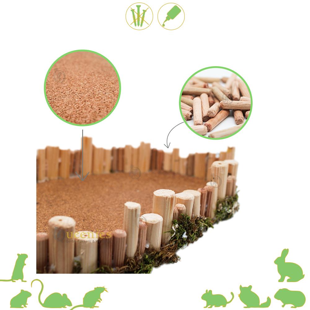 Plateaus voor DIY met deuvels