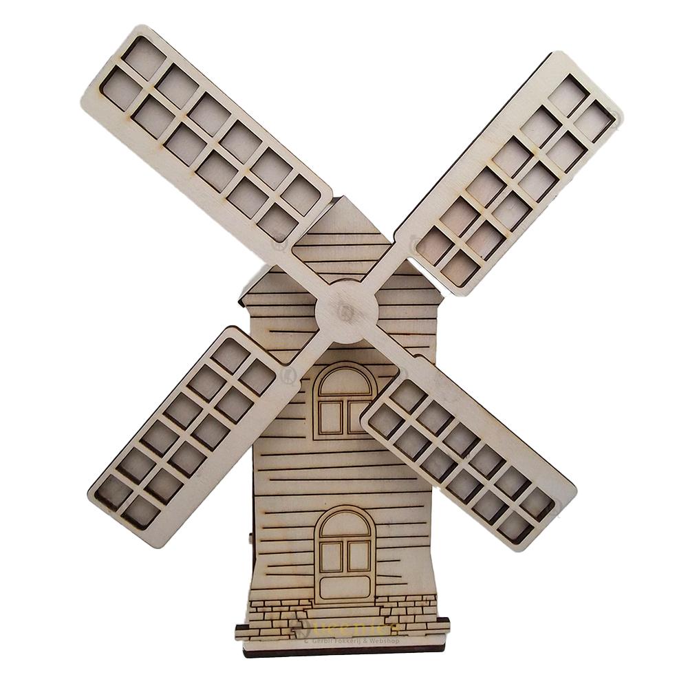 Knaagdier windmolen bouwen