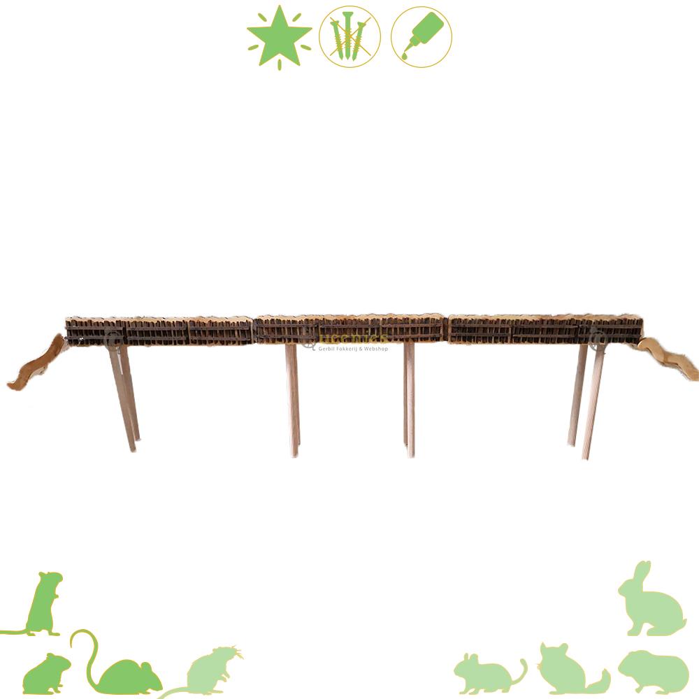 DIY Renbaan voor Hamsterscaping