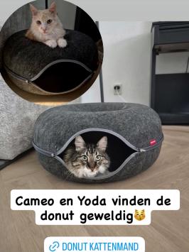 Donut kattenmand met referentie foto's 