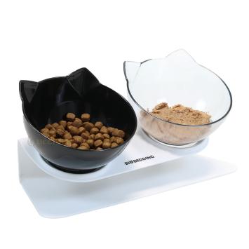 Moderne kattenbak voor voer en natvoer