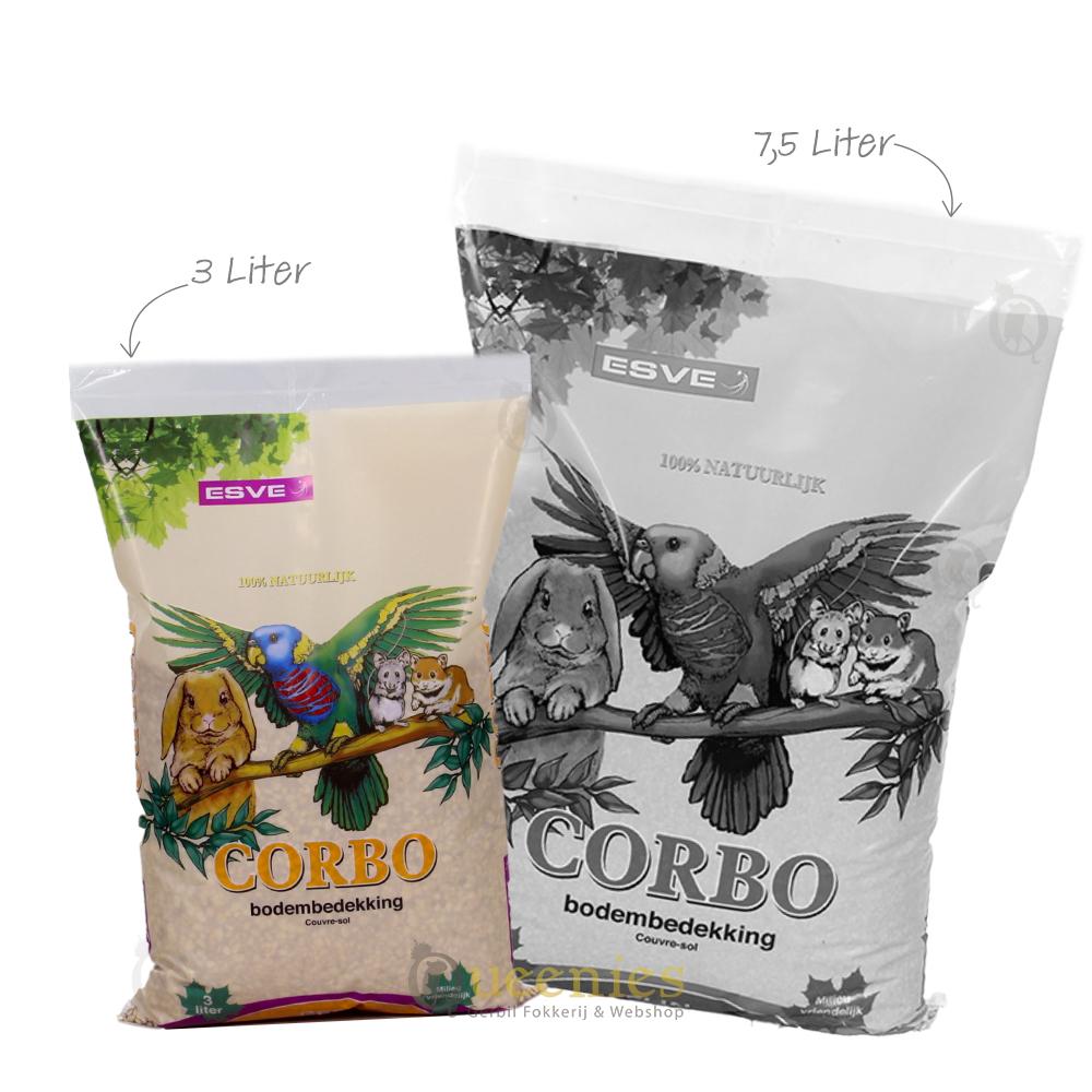 Bodembedekking voor Knaagdieren en Konijnen van biologisch materiaal