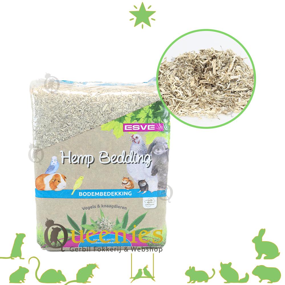Hennep bodembedekking voor Hamsters en Gerbils
