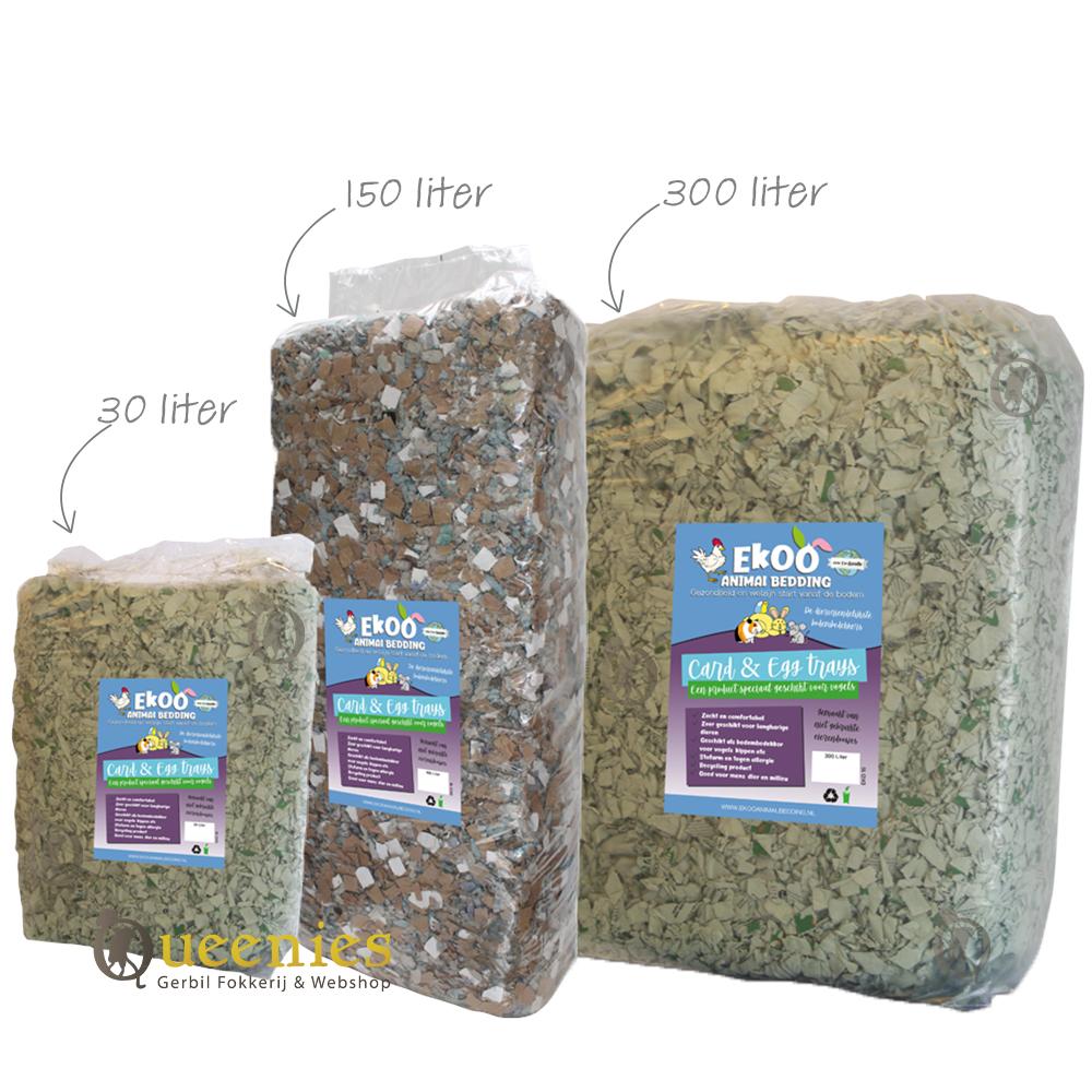 Card & Egg trays 30 - 300 liter - voor alle dieren - van Honden en Katten tot Knaagdieren en Konijnen