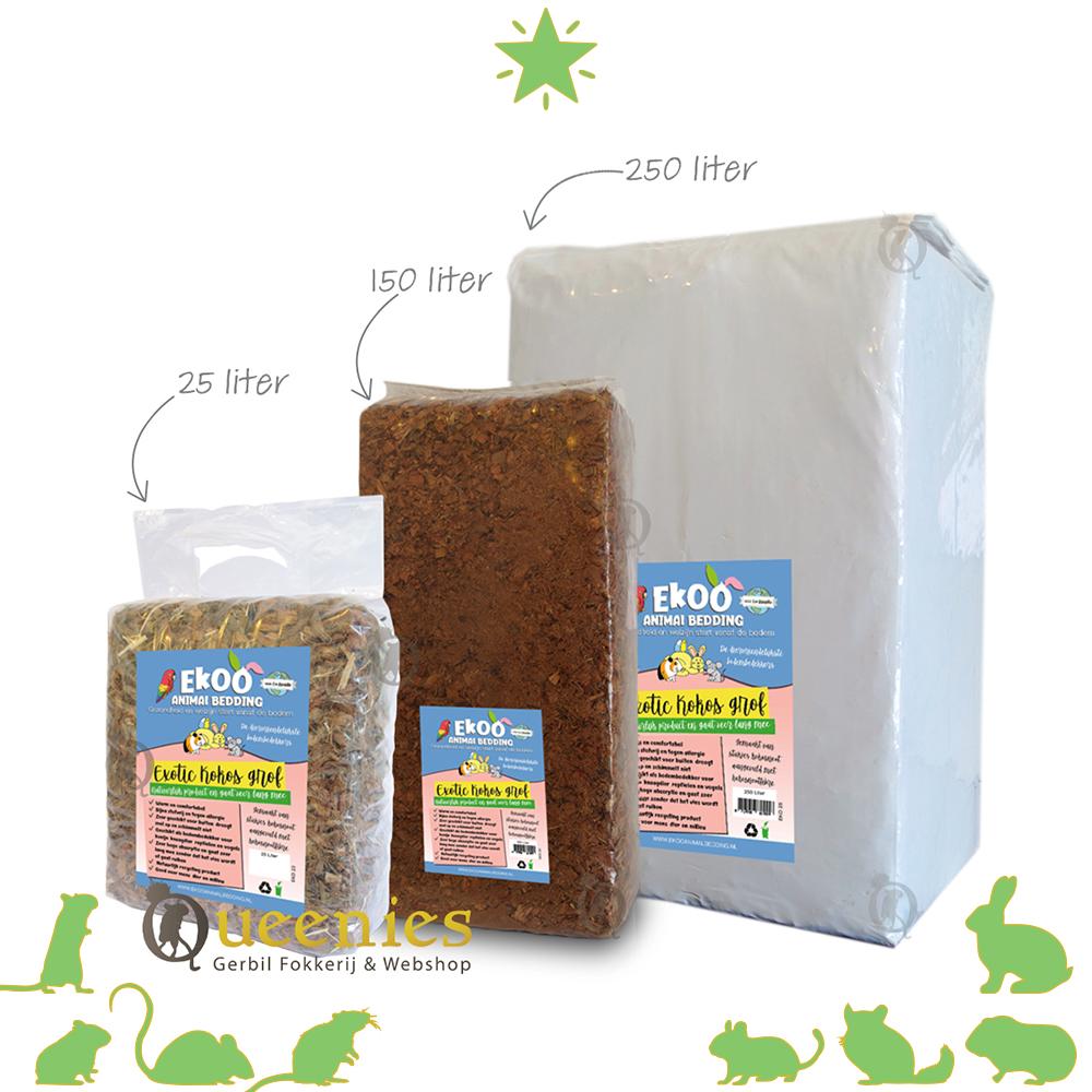 Exotic kokosvezel voor Hamsterscapingspakket 