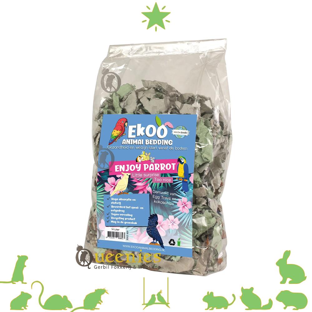 Little Surprise 14 liter - Ekoo Animal Bedding - Enjoy Parrots Little Surprise 