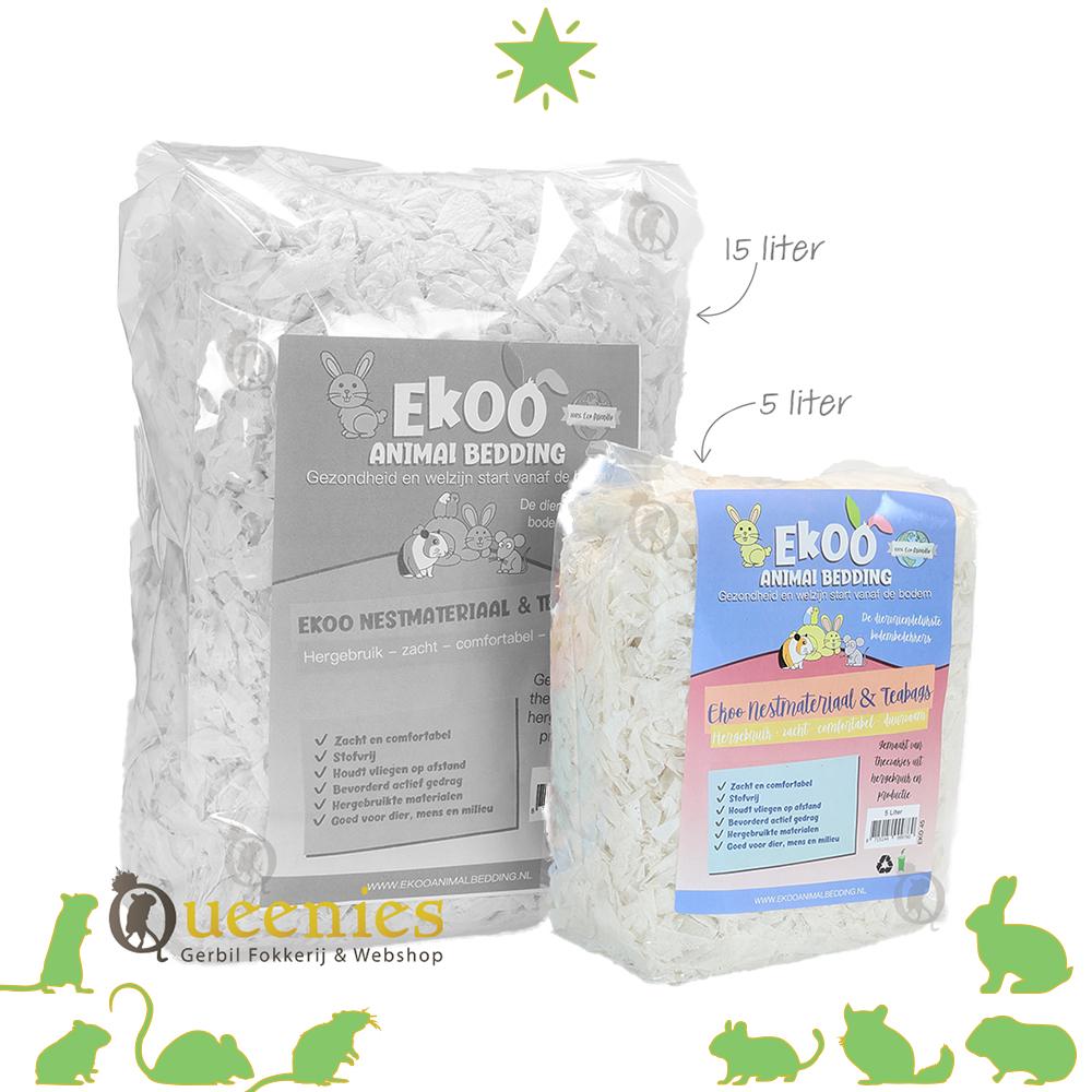 Theezakjes voor hamster nestmateriaal