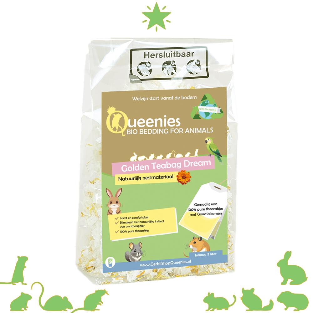 Theezakjes voor hamster nestmateriaal