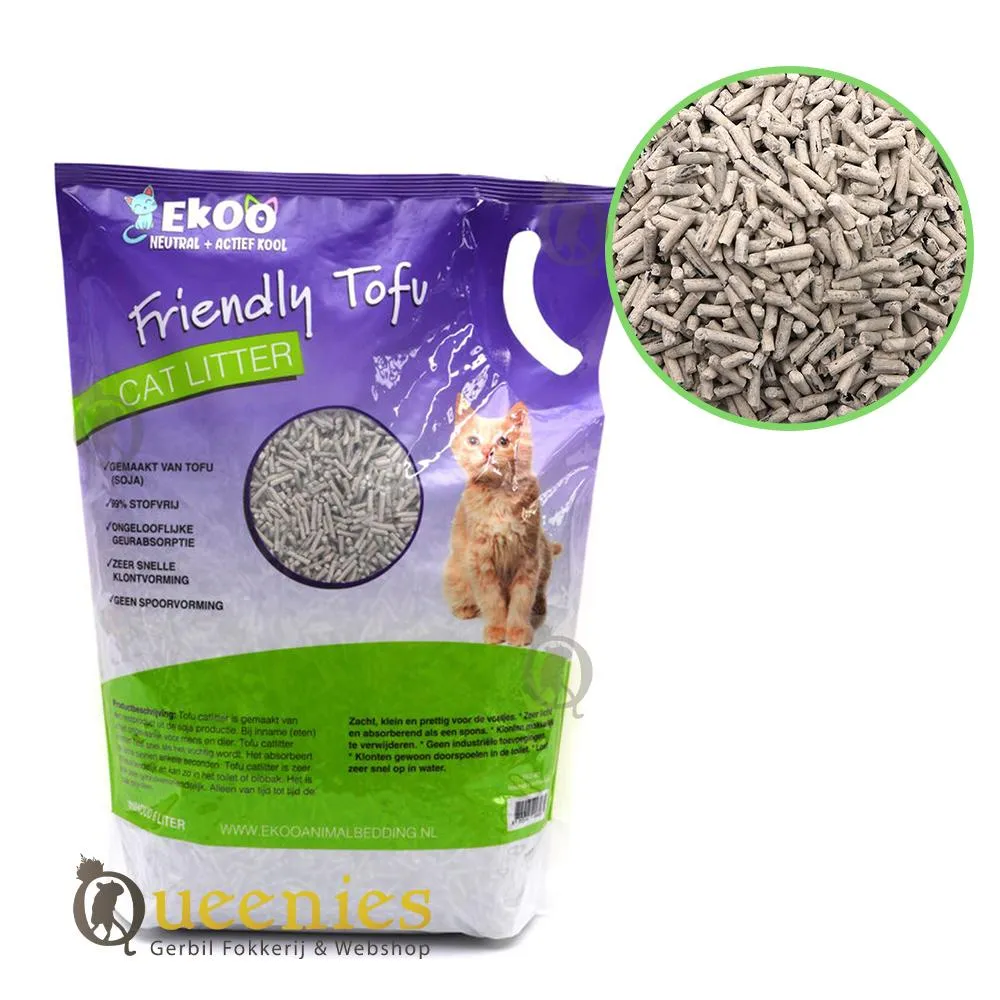 Zoek je kattenbakvulling die écht klontert? Hoopo® Tofu is