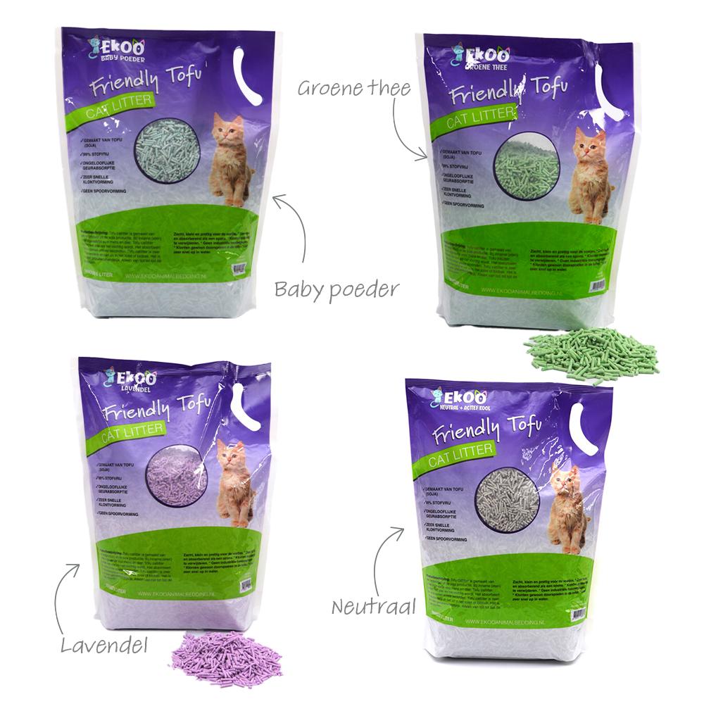 Ekoo Cat Litter - Tofu Kattenbakvulling