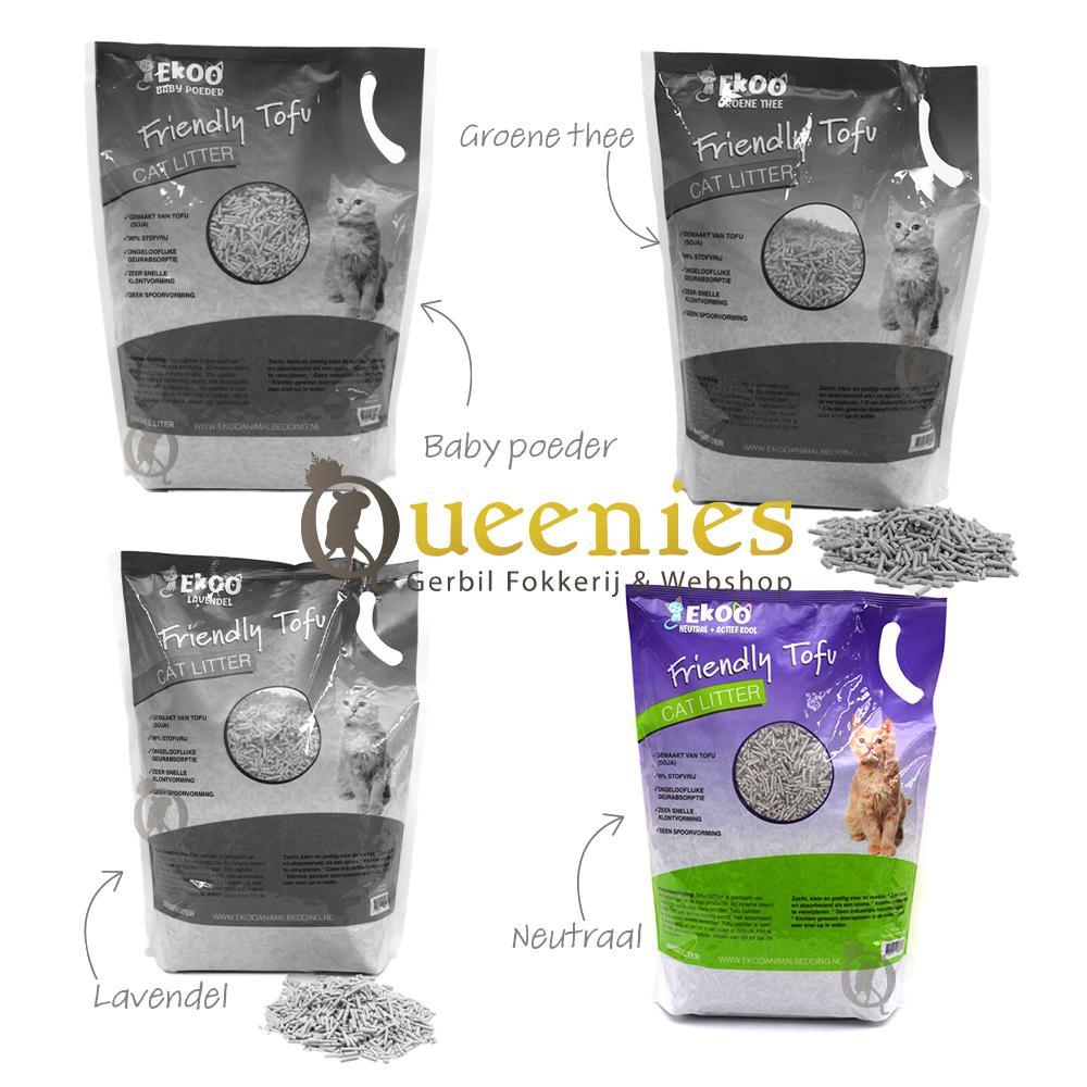 Ekoo cat litter Geen spoorvorming dus geen troep in huis