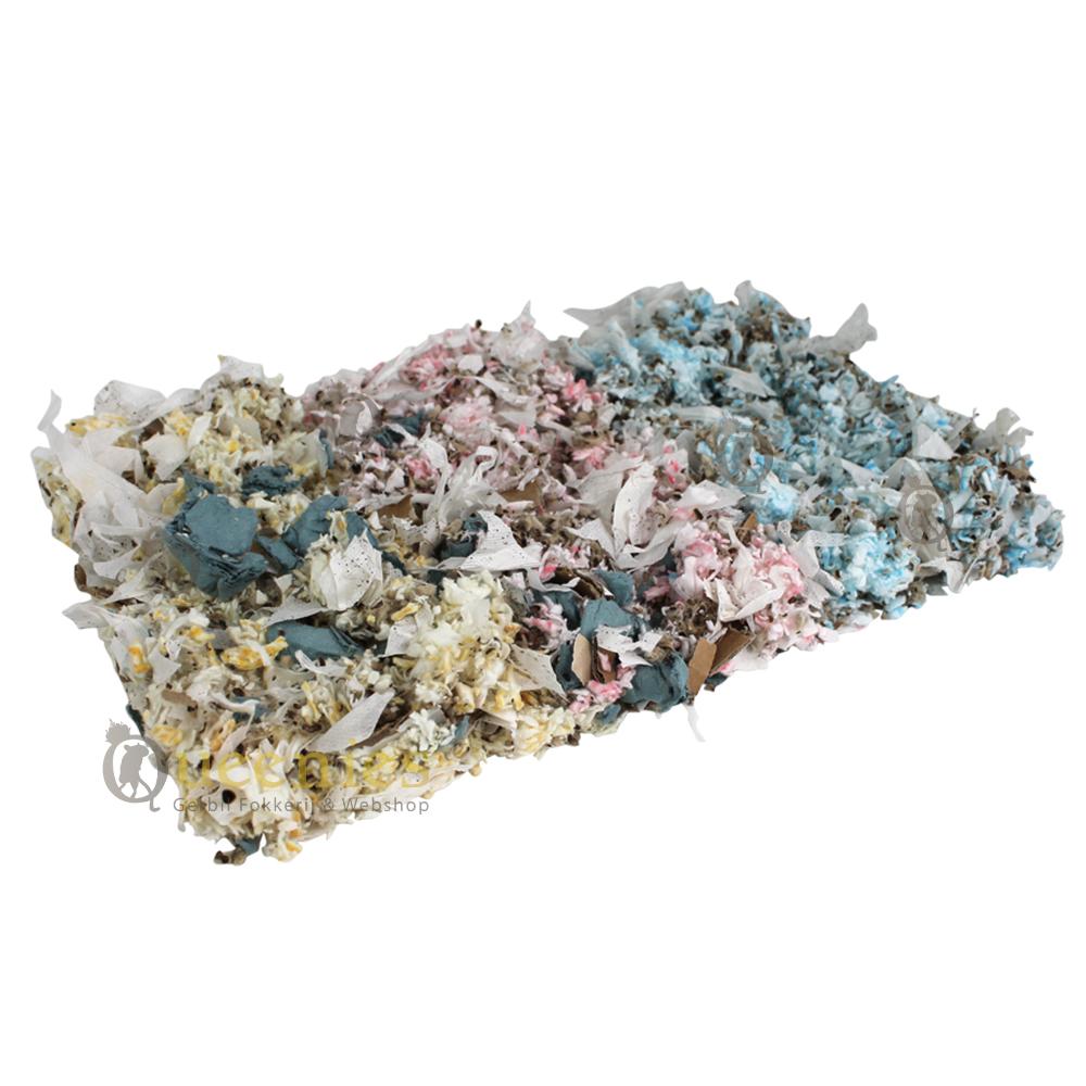 Exotic Colours & Festival nestmateriaal gemaakt van Katoenzaad