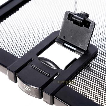 Terrarium glas Zwart veilige sluiting voorzijde