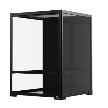 Terrarium knockdown Zwart metalen bovenrooster met UVB doorlaat