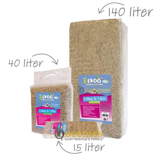 Cotton Fibre - Ekoo Bodembedekking Cotton & Fibre 140 liter