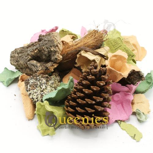 Enjoy Parrot foerageer bodembedekking Vogel