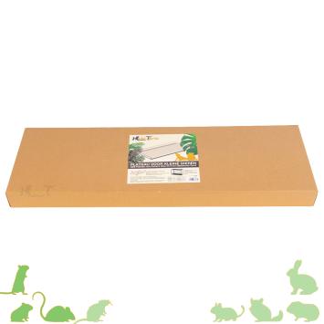 Extra lang platform met gehard glas