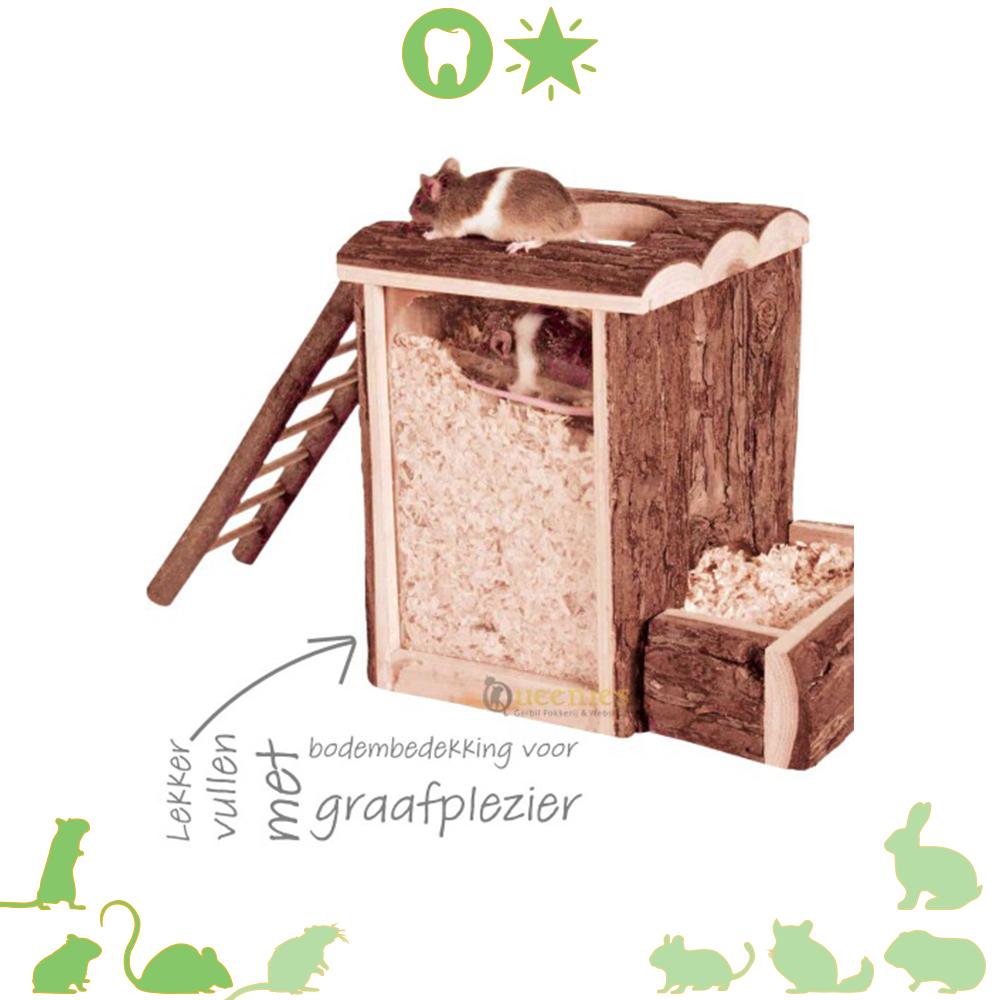 Diggy Graaftoren klein graafplezier voor knaagdieren