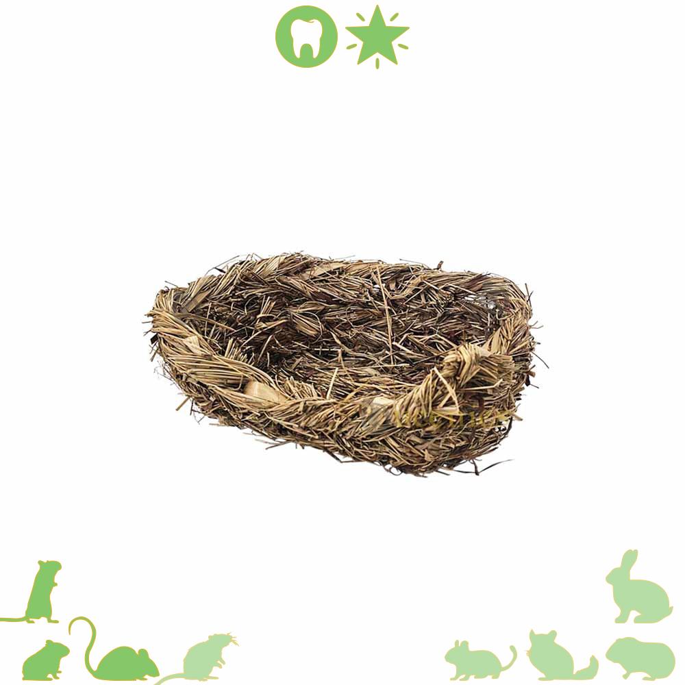 Natuurlijke rustplek van geperst gras