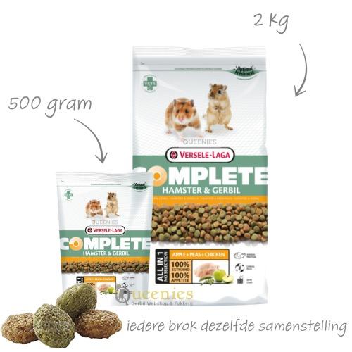 Versele-Laga Complete Hamster & Gerbilvoer iedere brok dezelfde samenstelling
