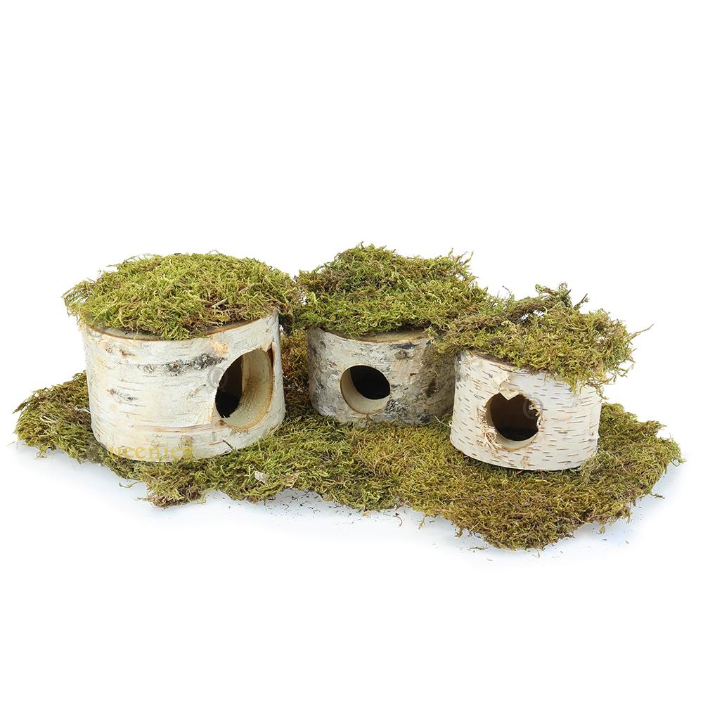 hamster huisjes met natuurlijke uitstraling