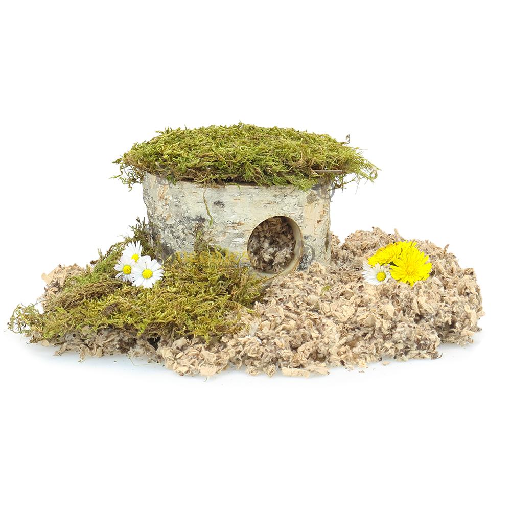 Natuurlijke elementen toevoegen aan een hamsterhuisje