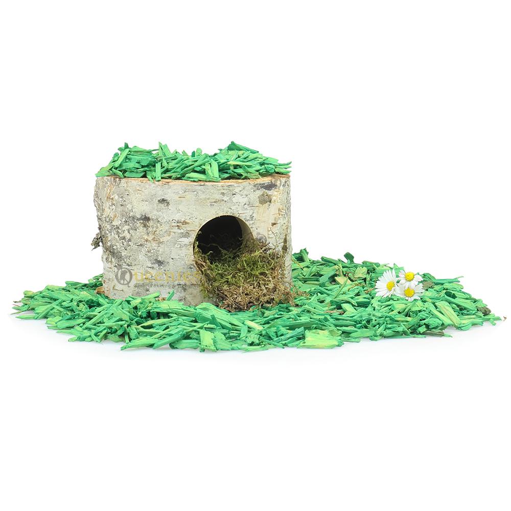 Berenhuis bedekt met Color wood