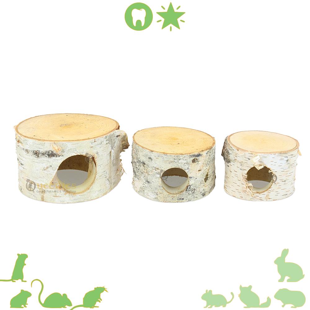 Berkengrot als Knaagdierhuisje