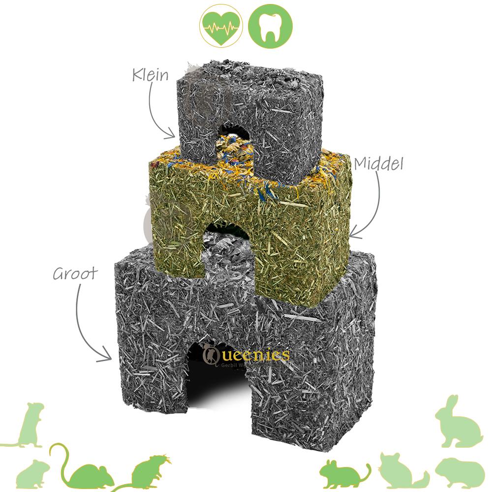 Knaaghut grashuis voor Muizen, Ratten en Degoes