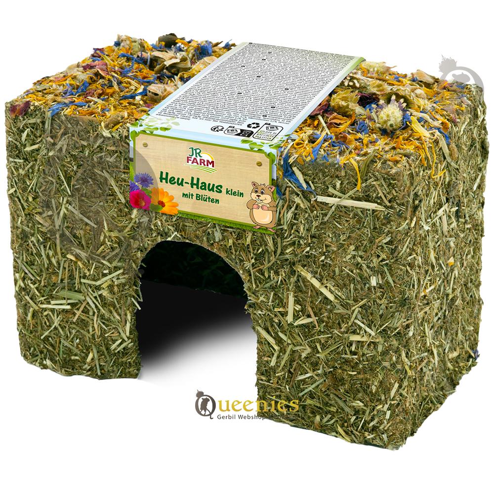 Natuurlijke bloemendak knaaghut van JR Farm