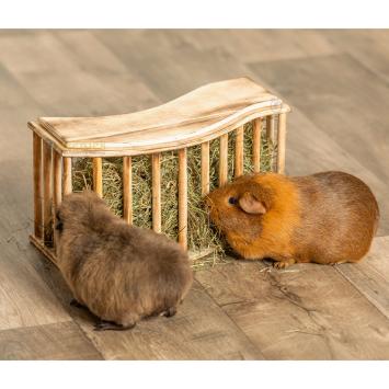 cavia verblijf met hooiruif