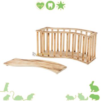 houten hooiruif voor cavia