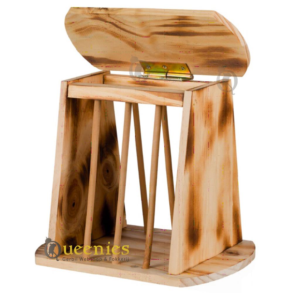 Staande hooiruif 25 cm voor Gerbils en Muizen